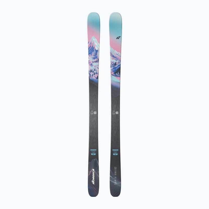 Лижі гірські жіночі Nordica Santa Anna 82 Flat light/blue/coral/midnigh