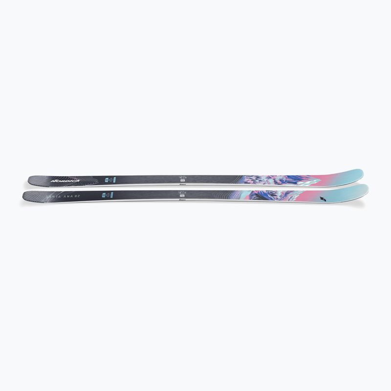 Лижі гірські жіночі Nordica Santa Anna 82 Flat light/blue/coral/midnigh 6