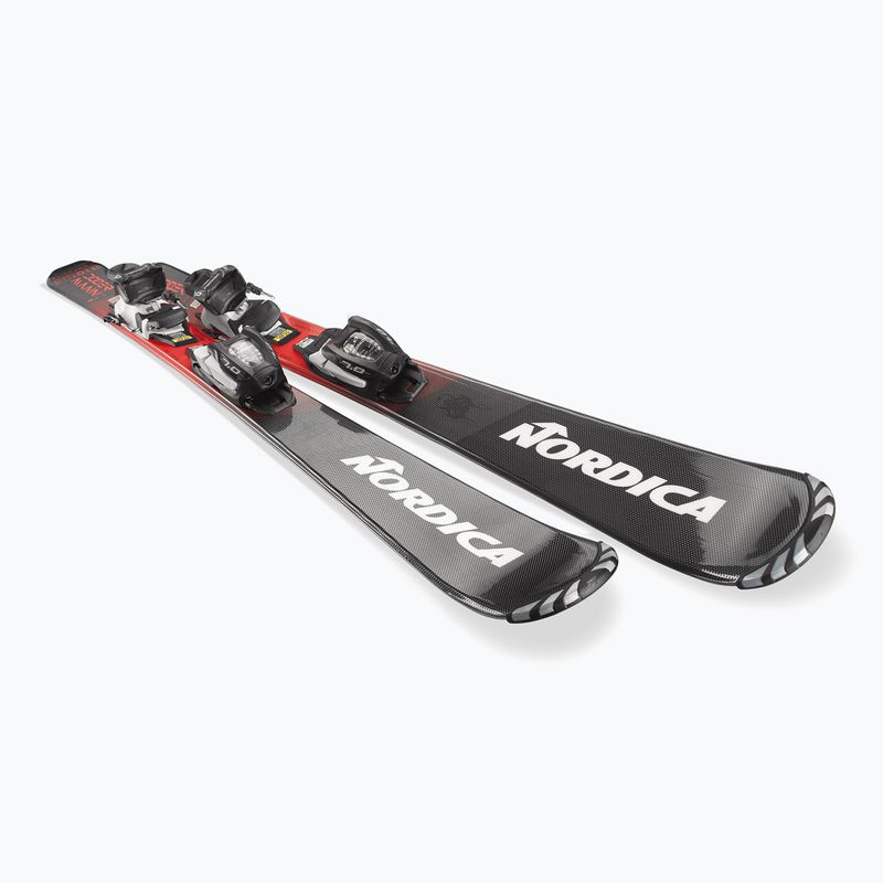 Лижі гірські дитячі + кріплення Nordica Team JR (110-150) + J7.0 FDT black/red 4