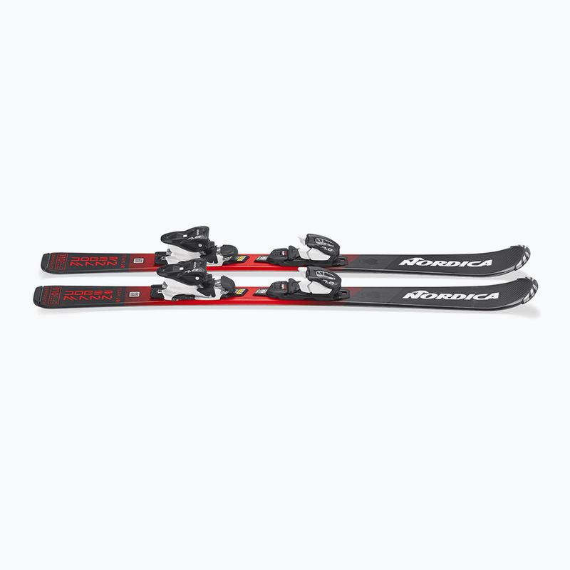 Лижі гірські дитячі + кріплення Nordica Team JR (110-150) + J7.0 FDT black/red 5