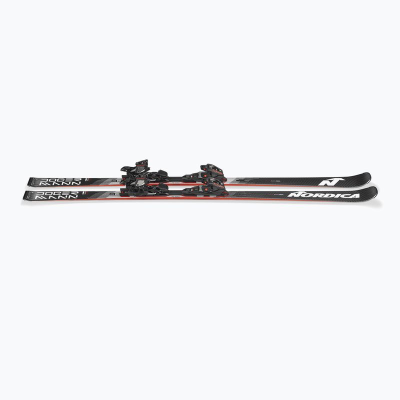 Лижі гірські + кріплення Nordica Doberman Multigara DC + Comp 13 FDT black/white 5