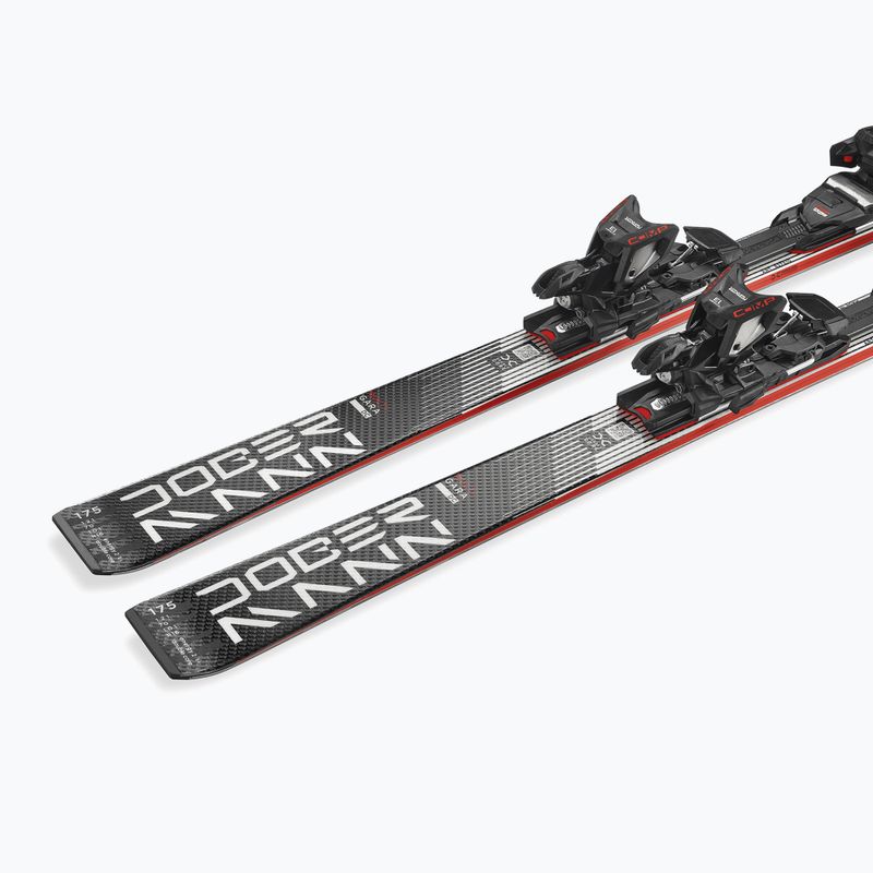 Лижі гірські + кріплення Nordica Doberman Multigara DC + Comp 13 FDT black/white 7