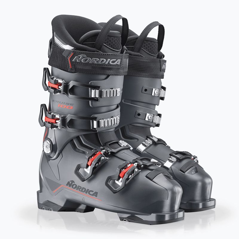 Чоботи лижні чоловічі Nordica The Cruise 100 anthracite/black/red 7