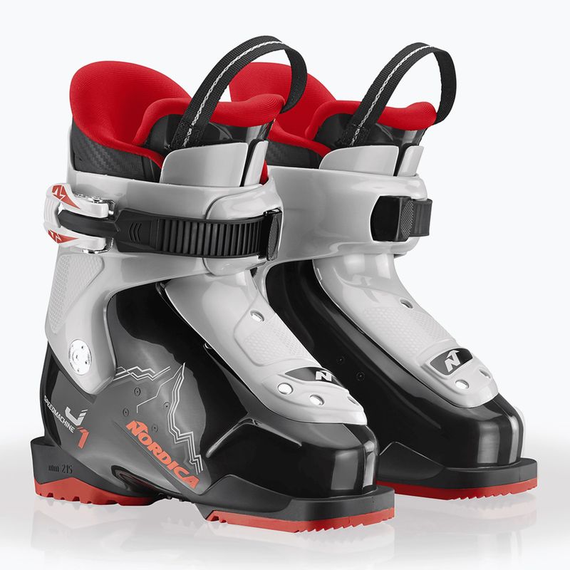 Черевики лижні дитячі Nordica Speedmachine J 1 black/grey/red 7