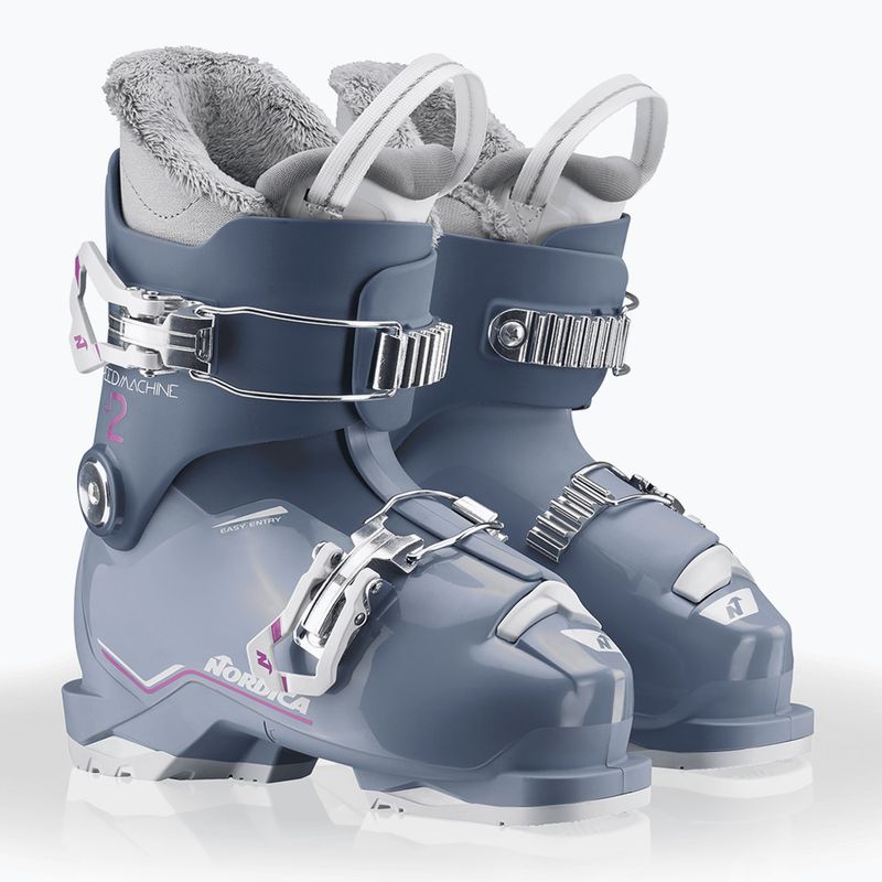 Черевики лижні дитячі Nordica Speedmachine J 2 blue/light blue/fucsia 7