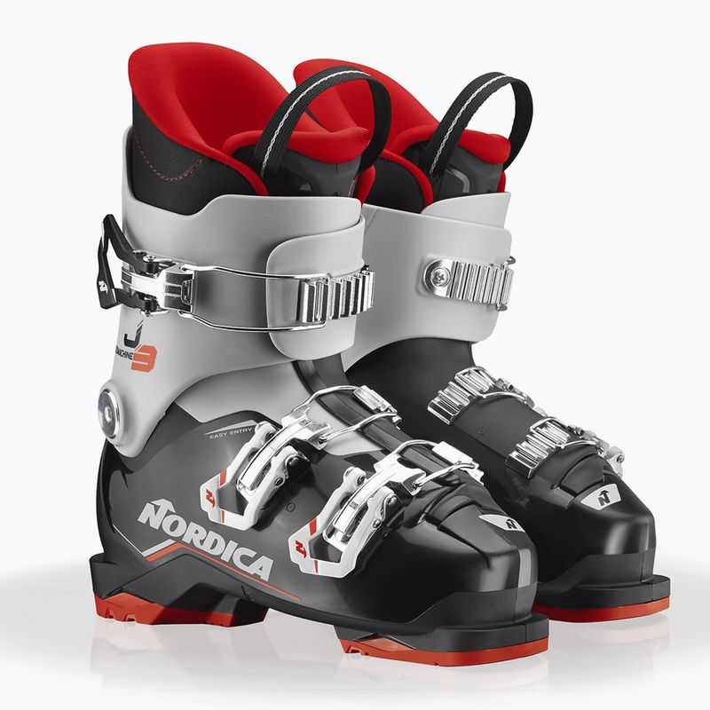 Черевики лижні дитячі Nordica Speedmachine J 3 black/grey/red 7