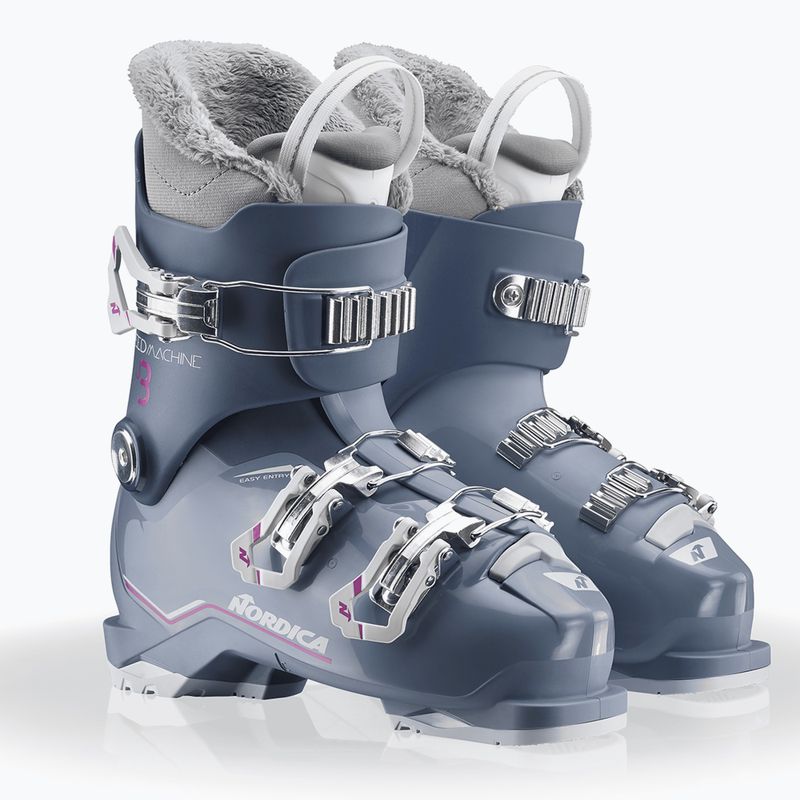 Черевики лижні дитячі Nordica Speedmachine J 3 blue/light blue/fucsia 7