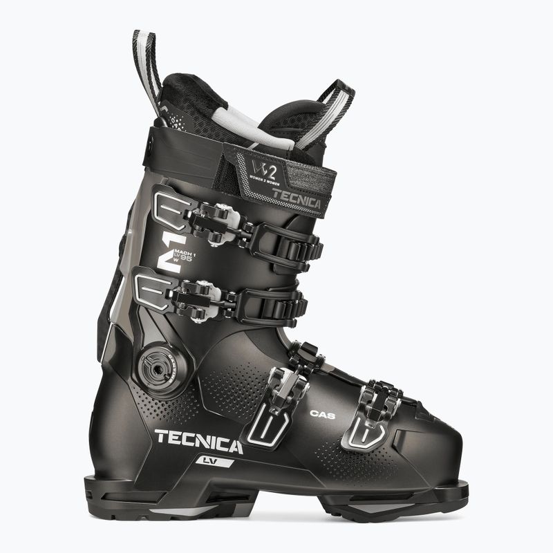 Черевики лижні жіночі Tecnica Mach1 95 LV W TD2 GW black / gold 2