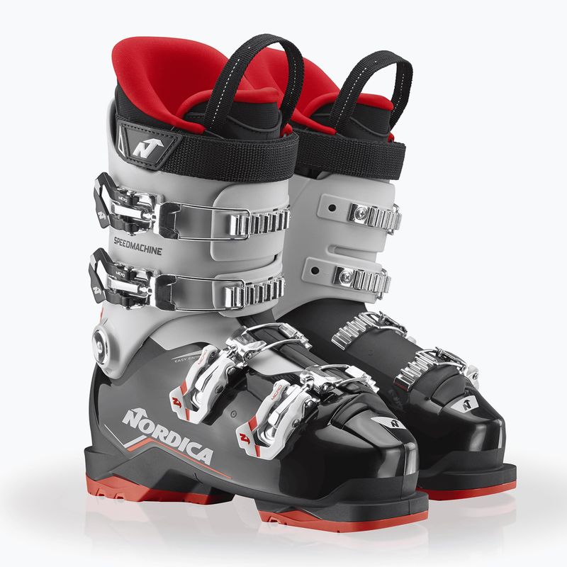 Черевики лижні дитячі Nordica Speedmachine J 4 black/grey/red 7