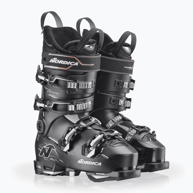Черевики лижні жіночі Nordica Pro Machine 3 85 W GW black/pink/white 7