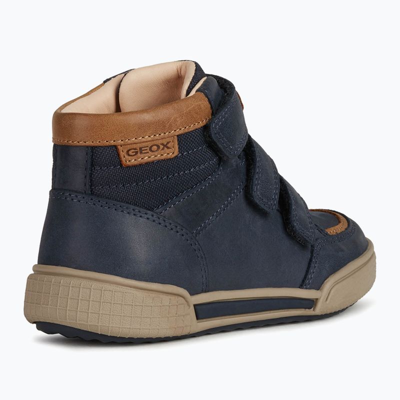 Черевики дитячі гeox Poseido navy/cognac 10