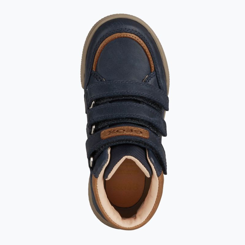 Черевики дитячі гeox Poseido navy/cognac 11