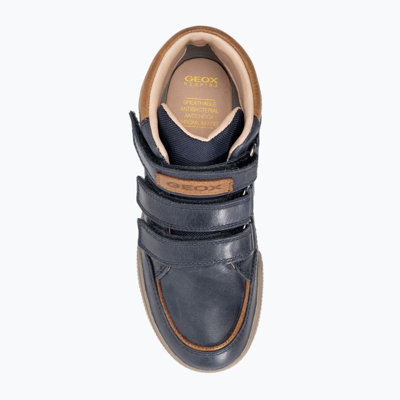 Черевики дитячі гeox Poseido navy/cognac 6