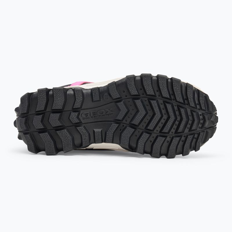 Черевики зимові дитячі Geox Himalaya ABX black / fuchsia 4