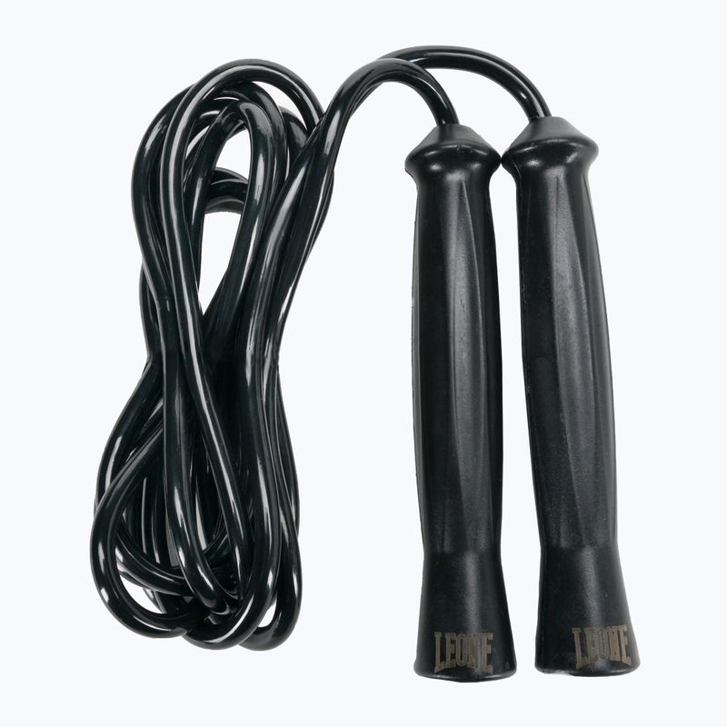 Скакалка LEONE Basic Jump Rope чорна AT827