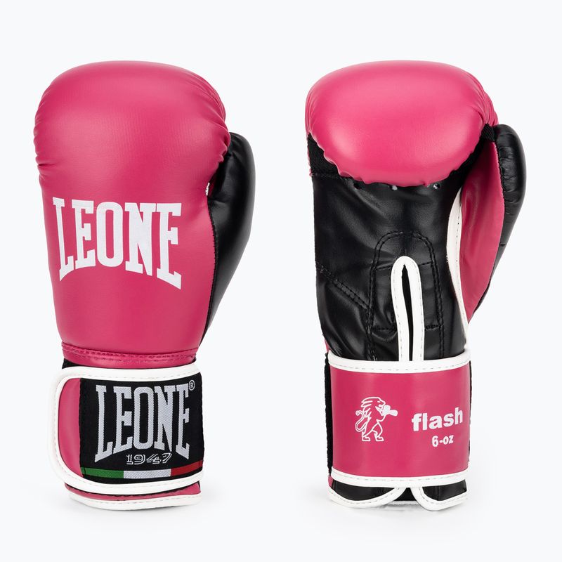 Рукавиці боксерські дитячі LEONE 1947 Flash fuxia 3