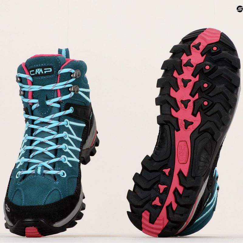 Взуття трекінгове жіноче CMP Rigel Mid Wp блакитне 3Q12946/16NN 18