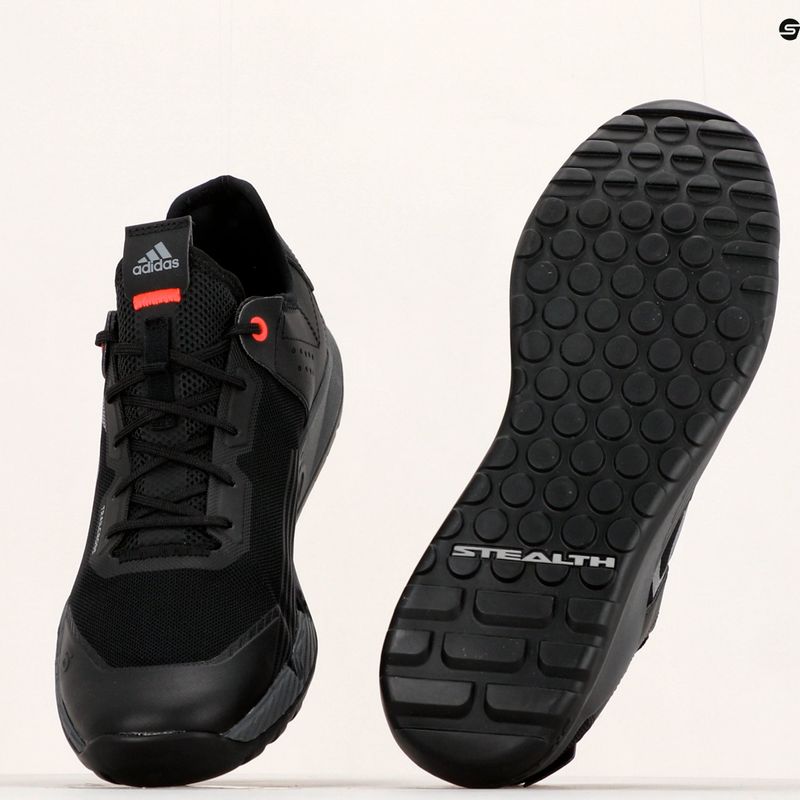 Кросівки велосипедні на платформі чоловічі adidas FIVE TEN Trailcross LT core black/grey two/solar red 14