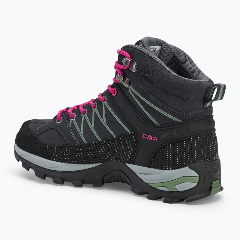 Черевики трекінгові жіночі CMP Rigel Mid Wp antracite/mineral green 3