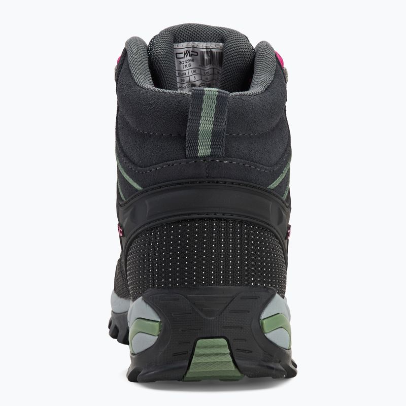 Черевики трекінгові жіночі CMP Rigel Mid Wp antracite/mineral green 6