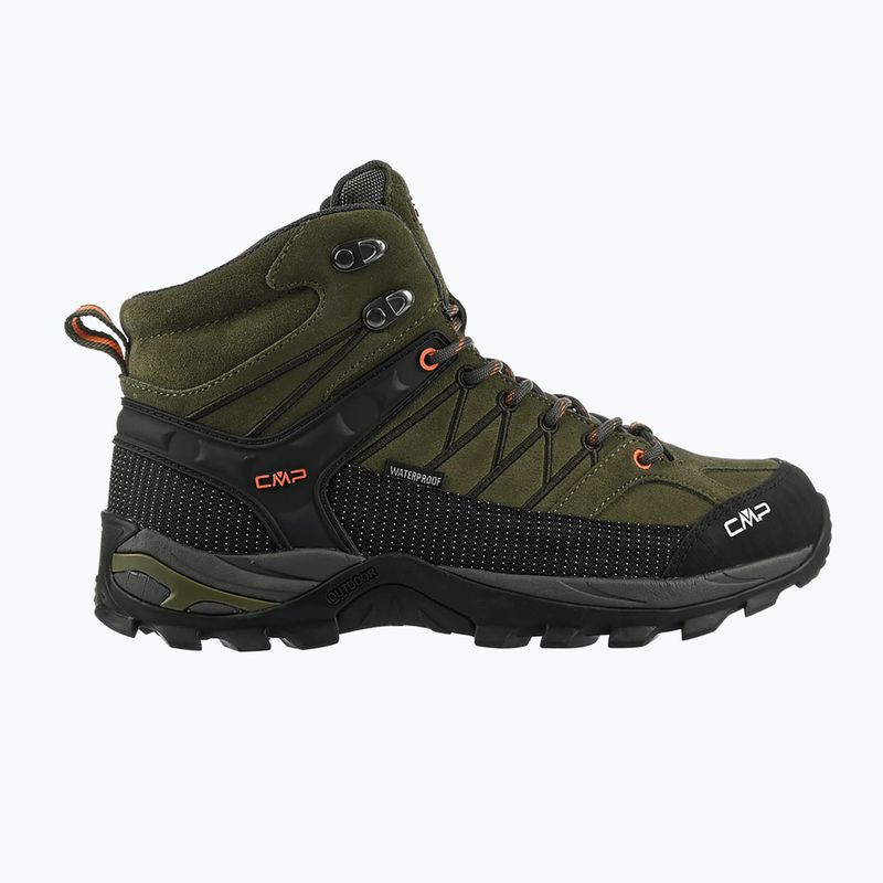 Чоловічі трекінгові черевики CMP Rigel Mid Wp olive/flame 2