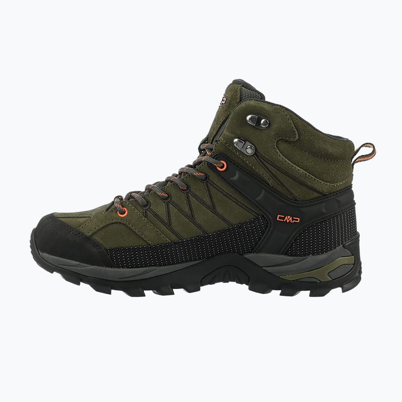 Чоловічі трекінгові черевики CMP Rigel Mid Wp olive/flame 3