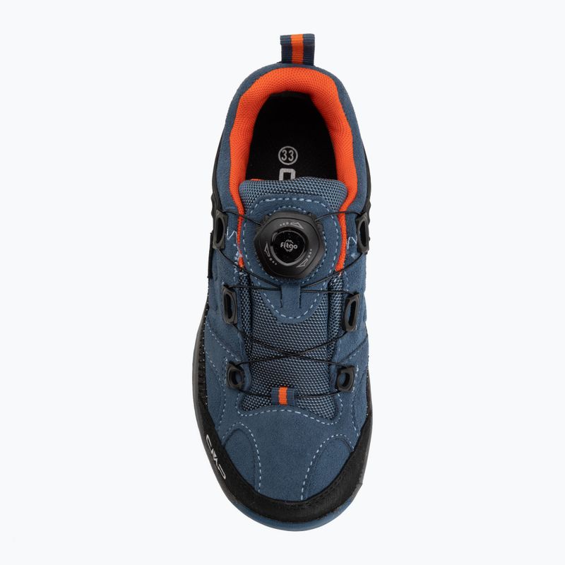 Взуття трекінгове дитяче CMP Kiruna Low FitGo Waterproof bluestone/arancio 5