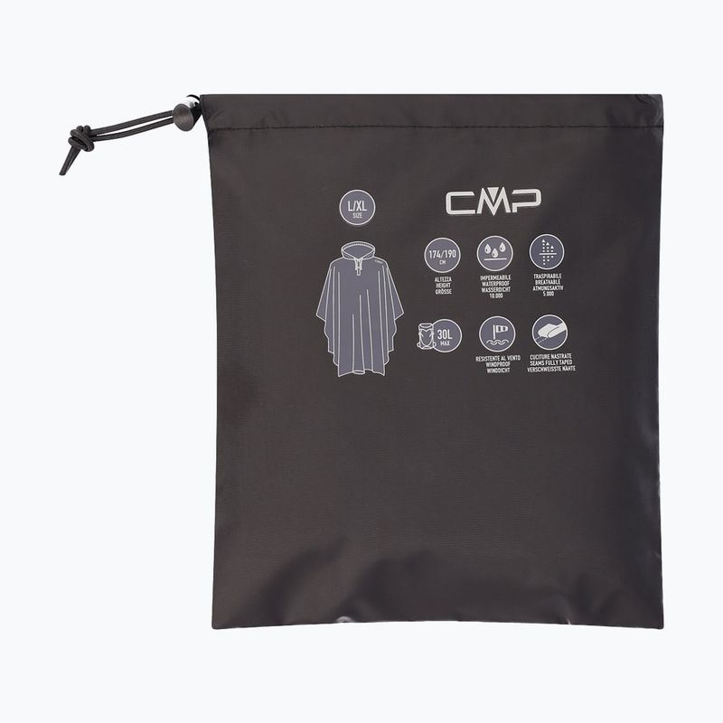 Пончо-дощовик CMP 35X7847 Fix Hood nero 4