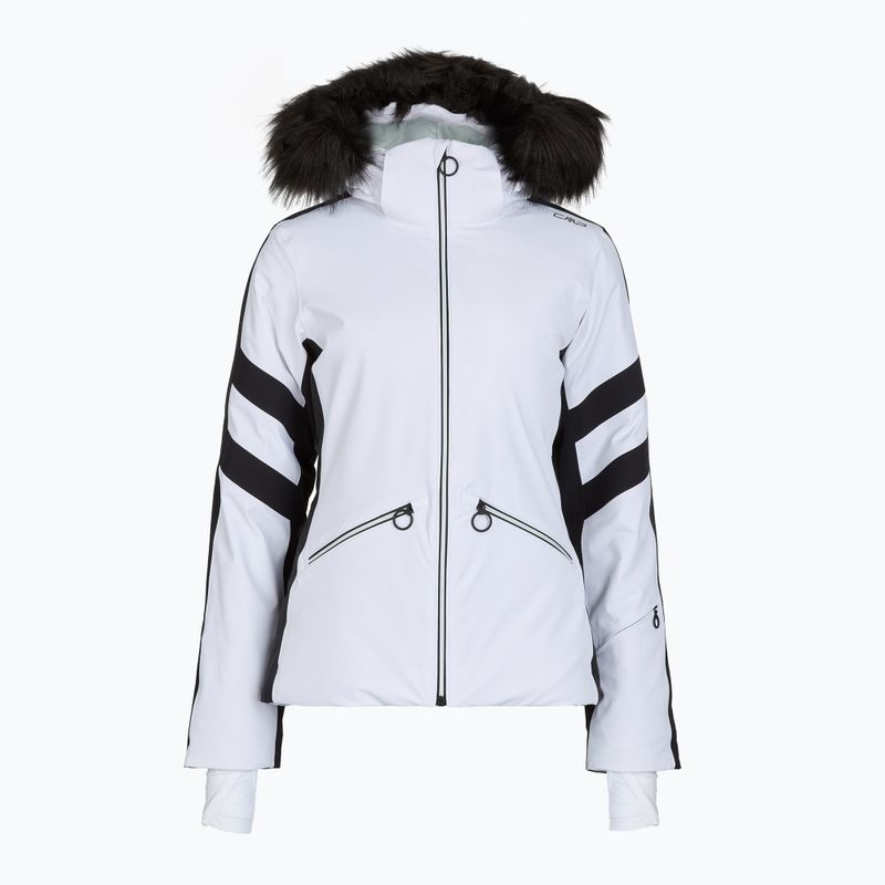 Куртка гірськолижна жіноча CMP 35W0246 Zip Hood Synthetic Fur bianco