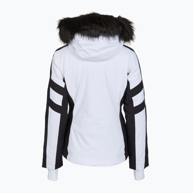 Куртка гірськолижна жіноча CMP 35W0246 Zip Hood Synthetic Fur bianco 2