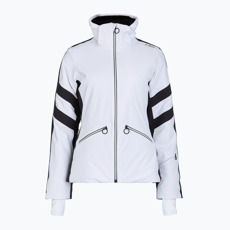 Куртка гірськолижна жіноча CMP 35W0246 Zip Hood Synthetic Fur bianco 7