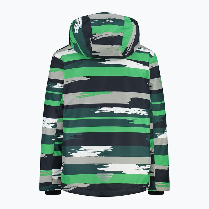 Дитяча лижна куртка CMP 39W1924 deep mint/alpine/grey 2