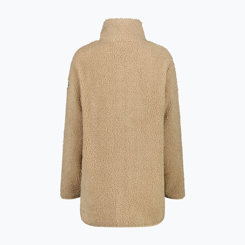 Куртка жіноча CMP 35P3846 Long Teddy Highloft cookie 2