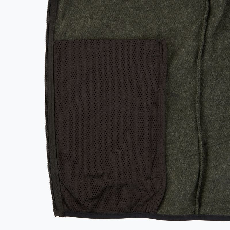 Кофта флісова чоловіча CMP 35H3907 Melange Knitted forest melange/nero/ferrari 5