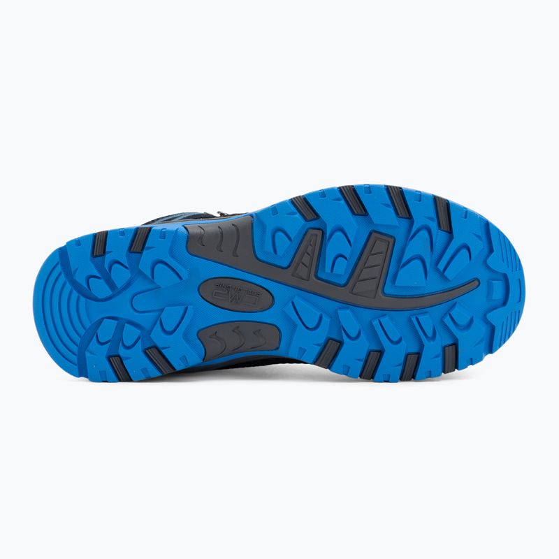 Юніорські трекінгові черевики CMP Rigel Mid Wp b.blue/bluestone/royal blue 4