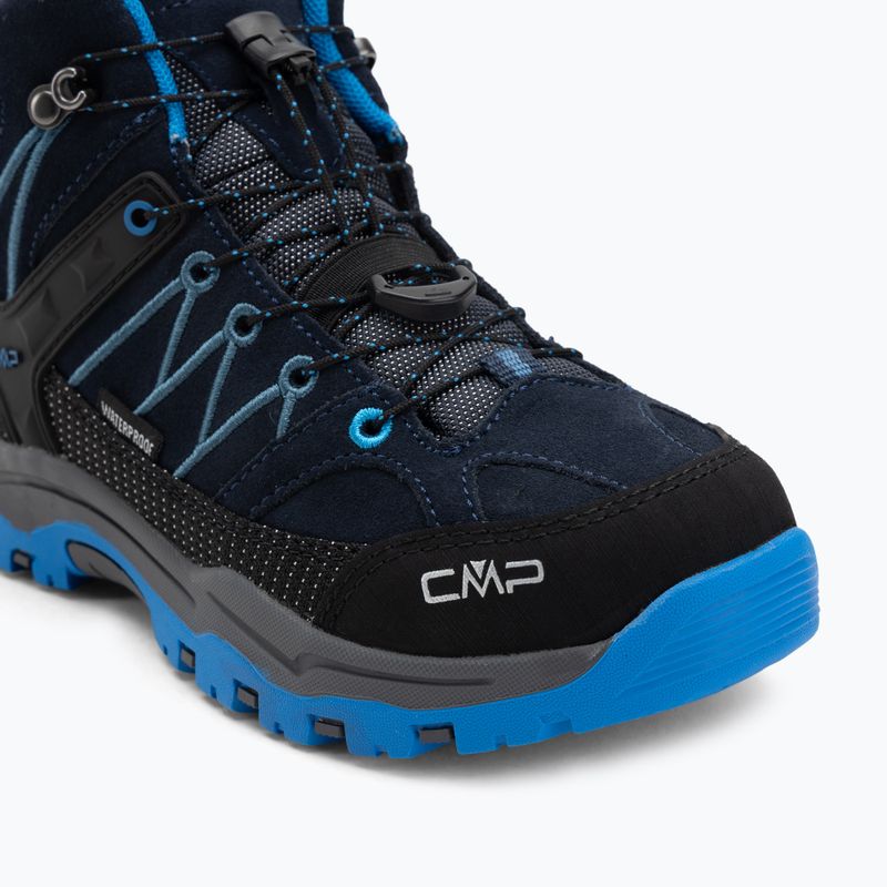 Юніорські трекінгові черевики CMP Rigel Mid Wp b.blue/bluestone/royal blue 7