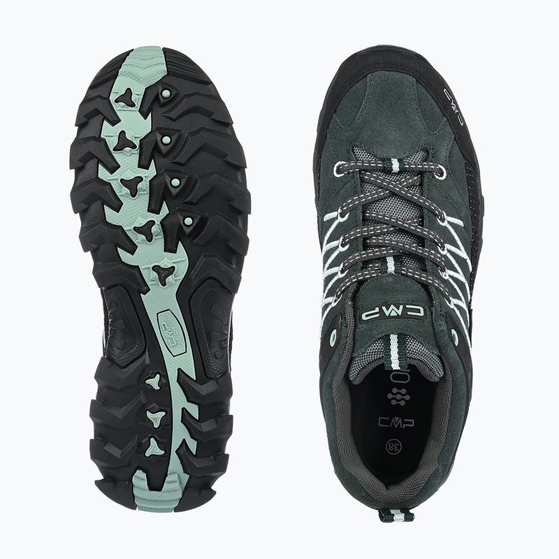 Жіночі трекінгові черевики CMP Rigel Low Wp trek green/jade 12