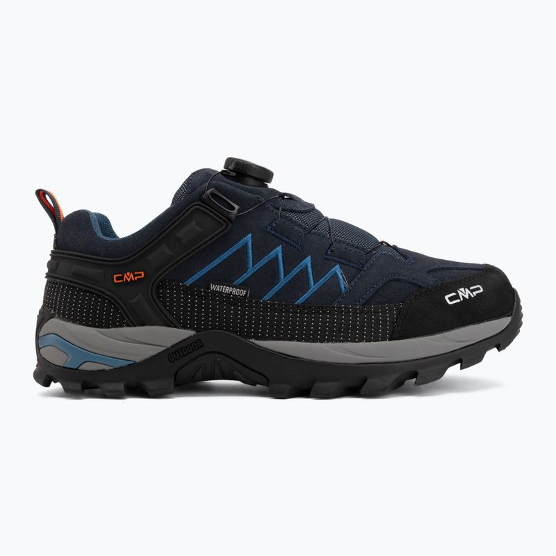 Взуття трекінгове чоловіче CMP Rigel Low Fitgo Wp b.blue/flash orange 2