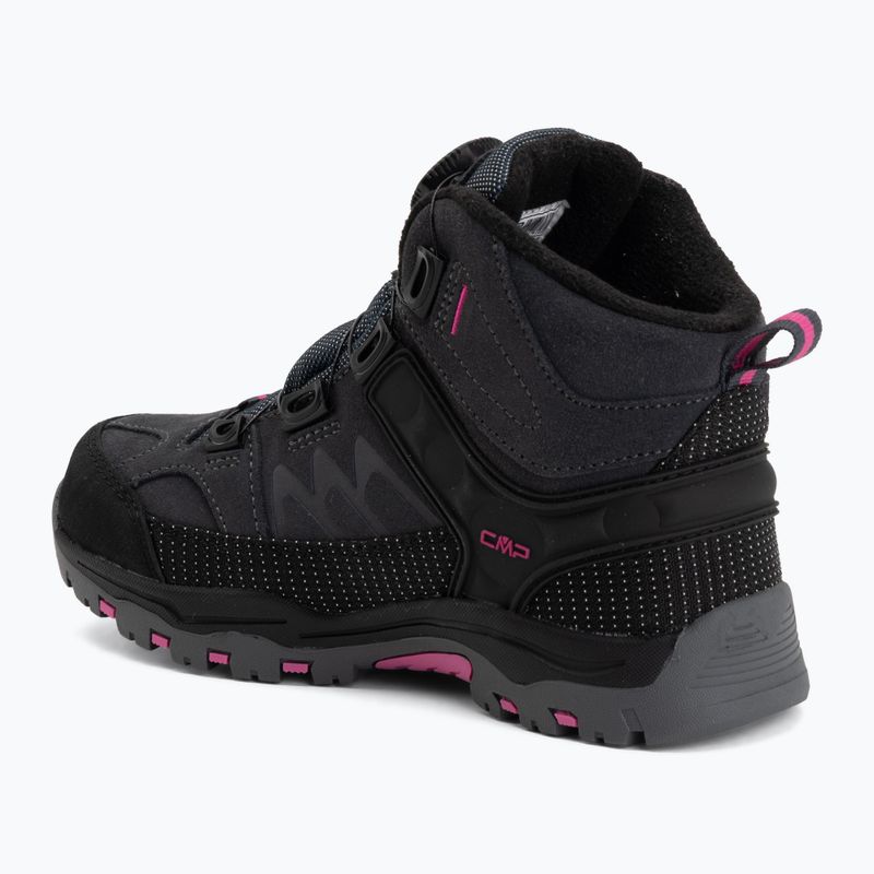 Взуття трекінгове дитяче CMP Kiruna Mid Fitgo Fleece Wp antracite/festival 3