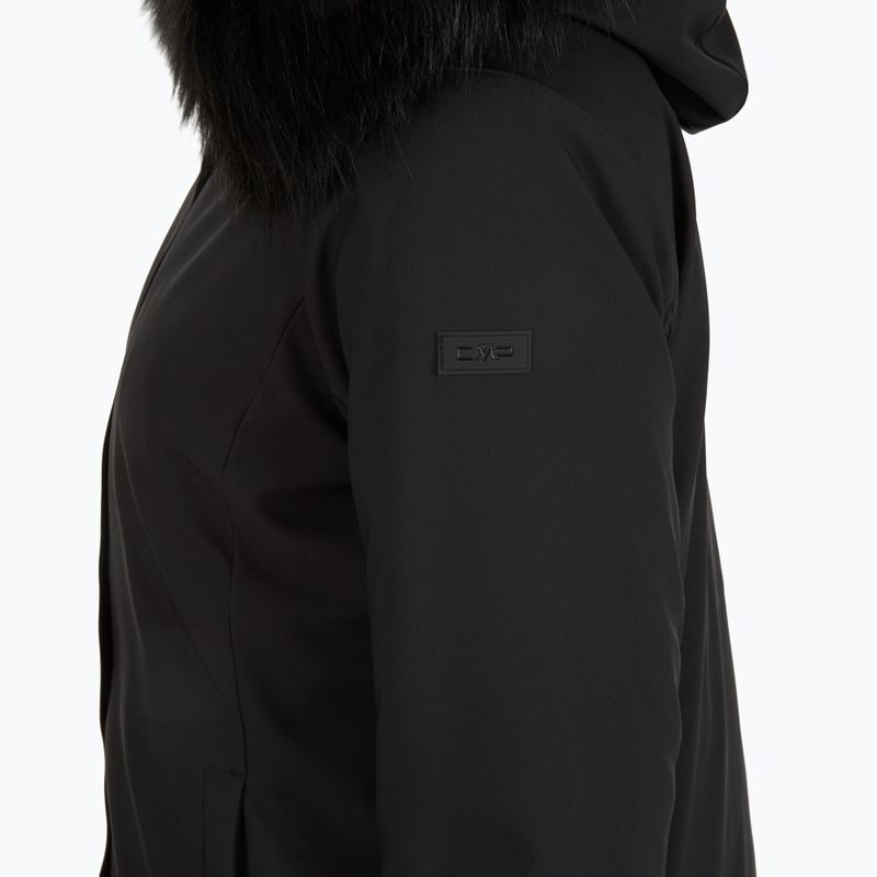 Куртка утеплена жіноча CMP 35K3626F Zip Hood Synthetic Fur nero 3