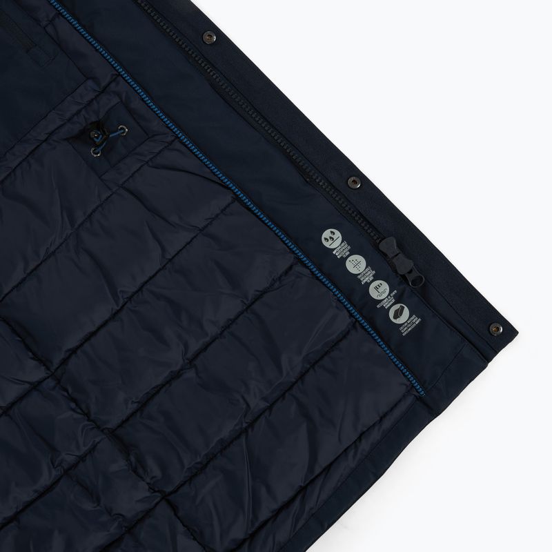 Куртка-дощовик чоловіча CMP 35K3737 Parka Zip Hood black/blue/winter sun 5