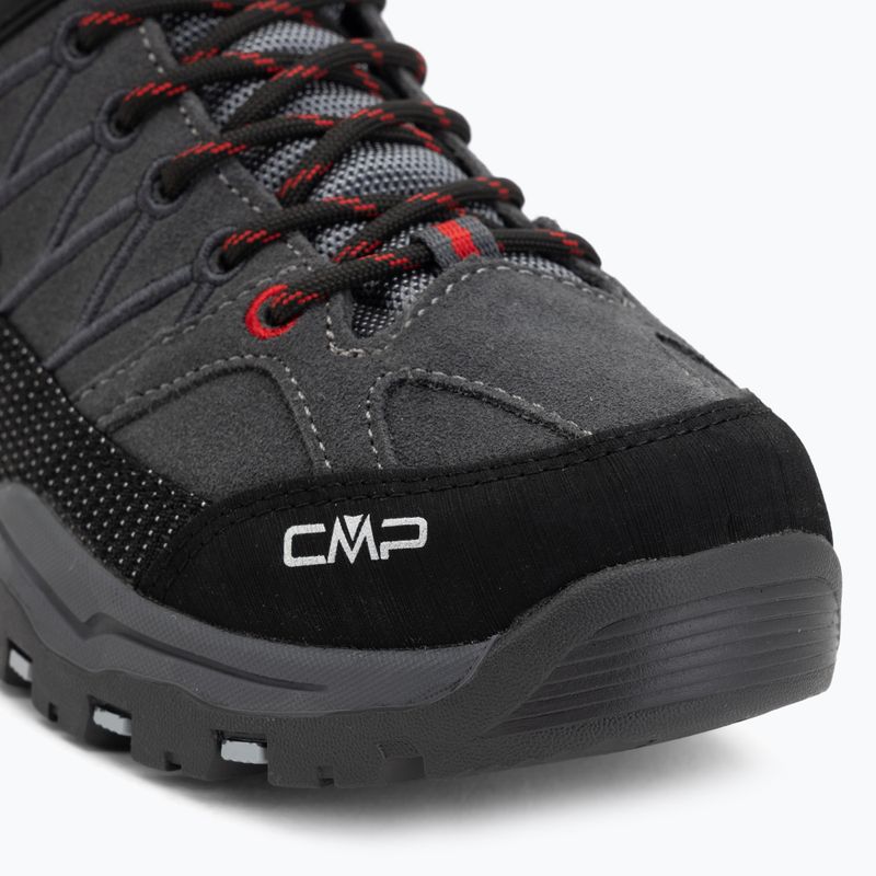 Черевики трекінгові підліткові CMP Rigel Mid Wp grey/ferrari 7