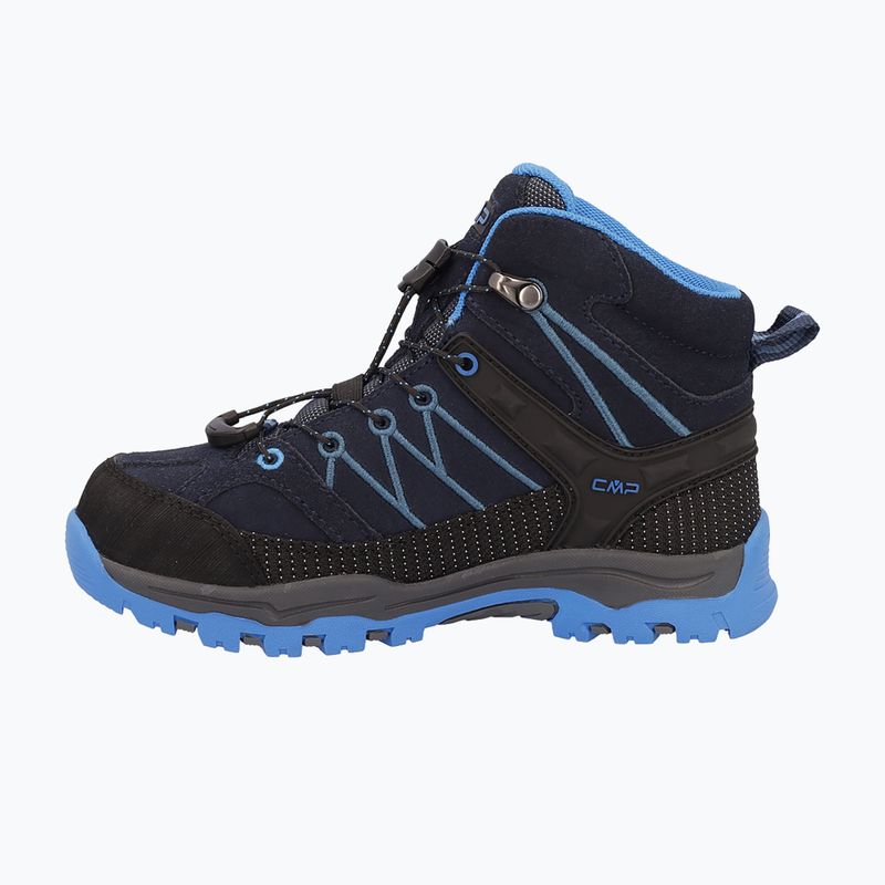 Юніорські трекінгові черевики CMP Rigel Mid Wp blue/bluestone/royal blue 10