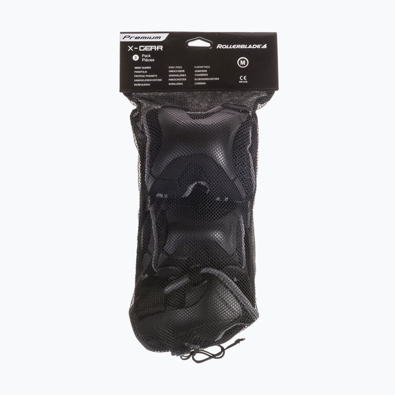 Набір захисних чоловічих протекторів Rollerblade X-Gear 3 Pack чорний 067P0100 100 10