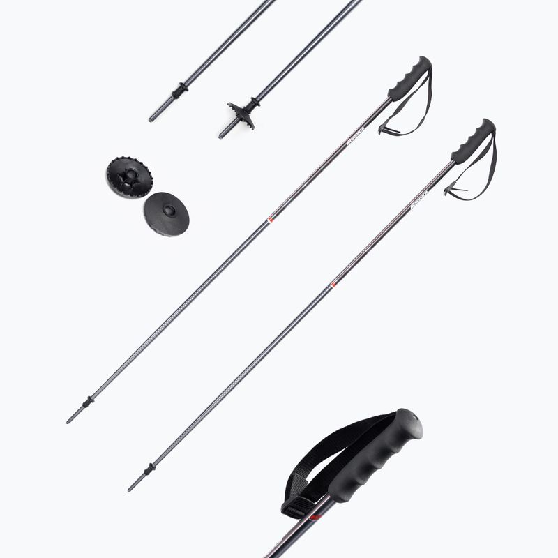 Лижні палиці Nordica ALPINE TI 16 MM сіро-червоні 0B080800001 6