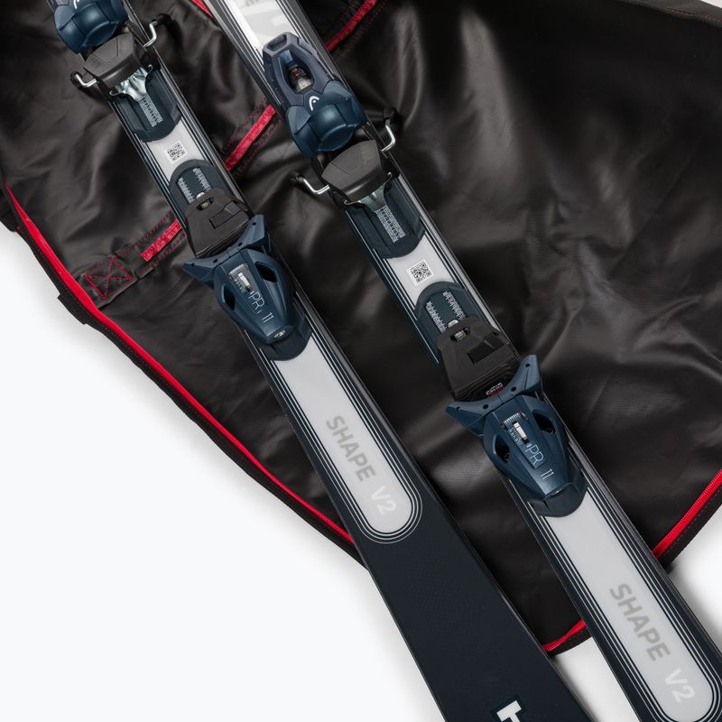 Чохол для лиж Nordica Ski Bag Lite black/red 4