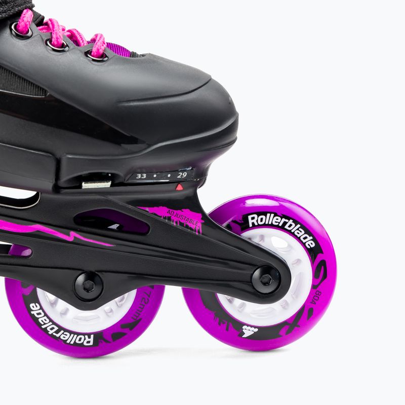 Роликові ковзани дитячі Rollerblade Fury G чорно-рожеві 07067100 7Y9 6