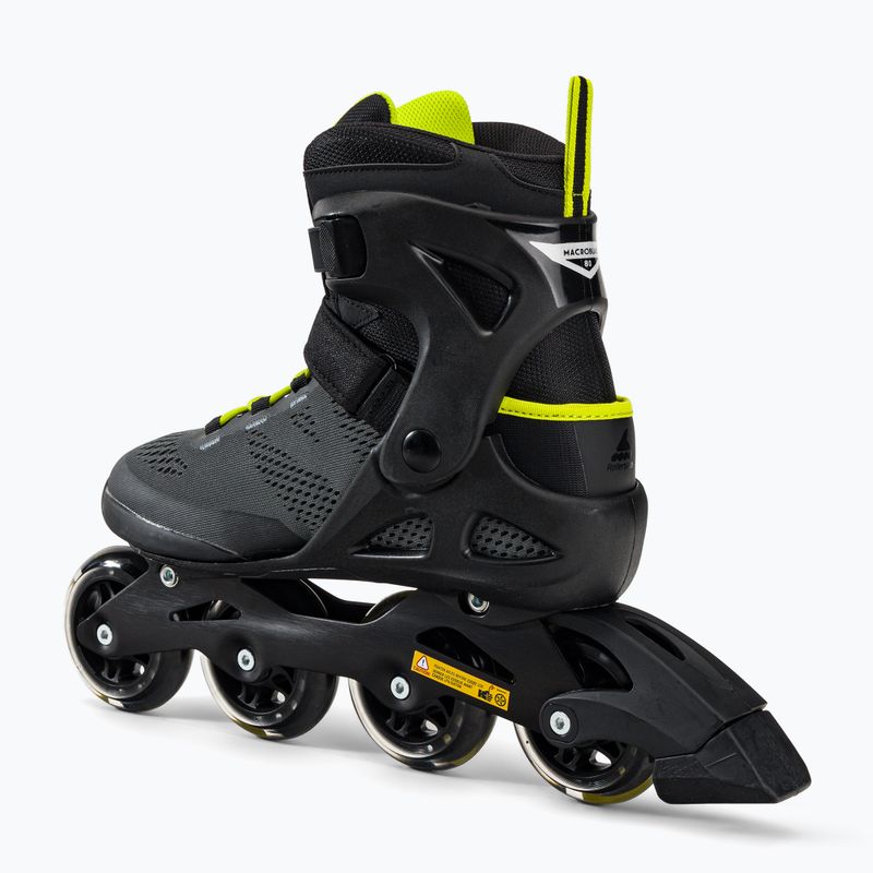 Роликові ковзани чоловічі Rollerblade Macroblade 80 чорні 07100600 1A1 3