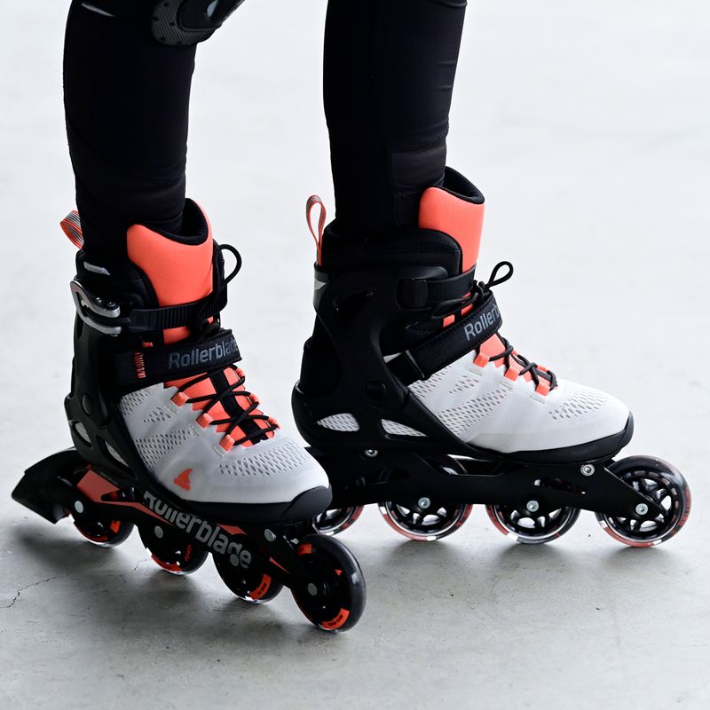 Роликові ковзани жіночі Rollerblade Macroblade 80 сіро-помаранчеві 07100700 R50 9