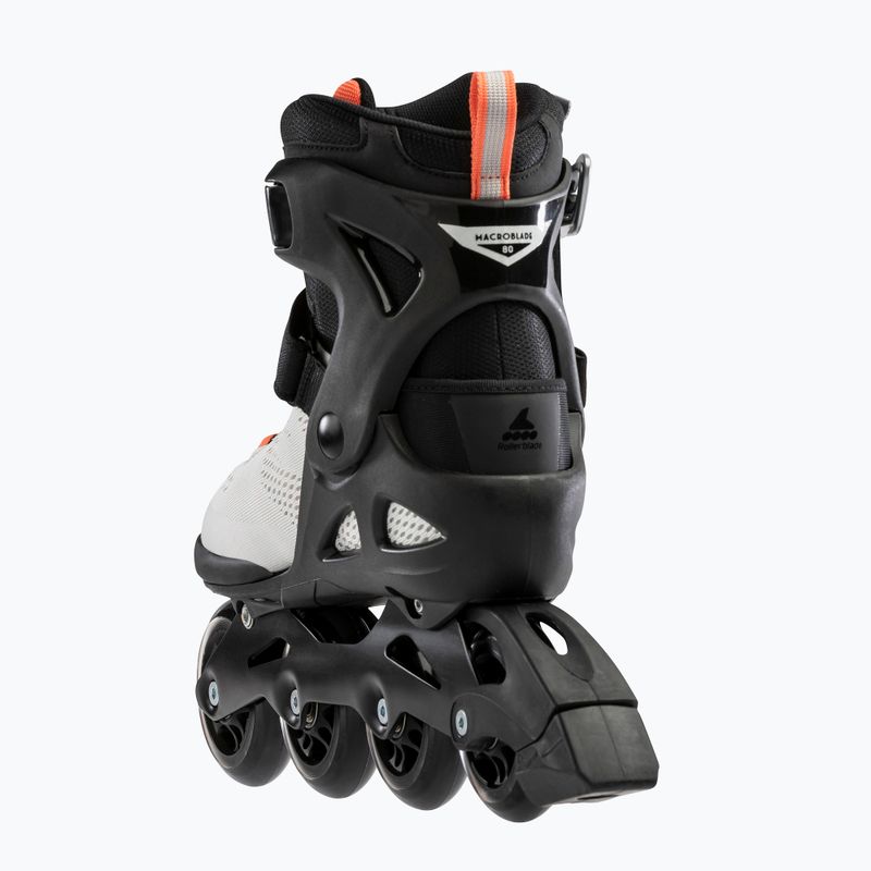 Роликові ковзани жіночі Rollerblade Macroblade 80 сіро-помаранчеві 07100700 R50 6